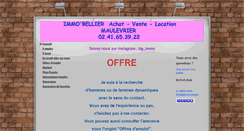 Desktop Screenshot of immo-bellier.fr